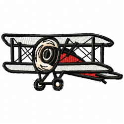 Airplanes Embroidery Design 4